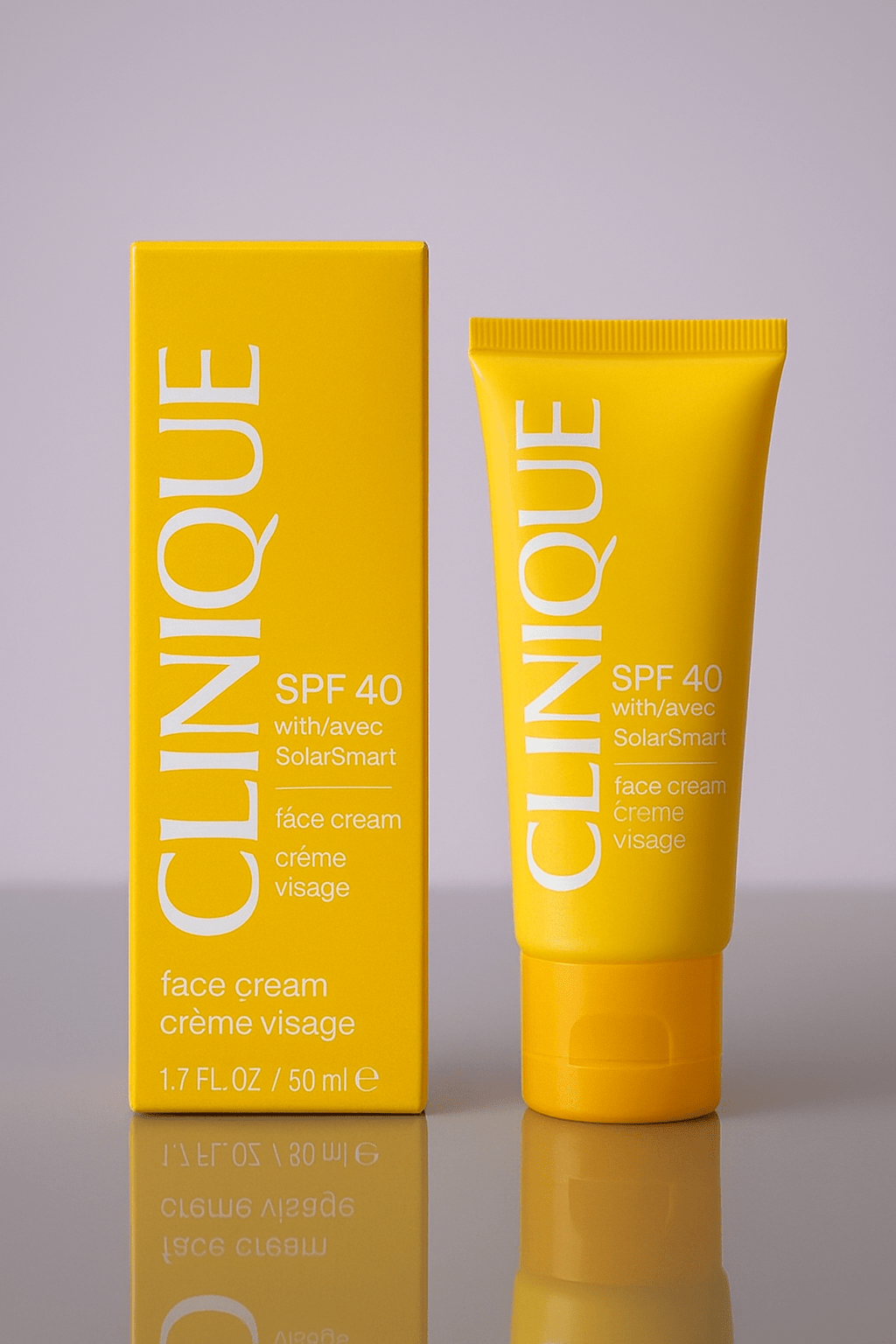 کرم ضد آفتاب صورت کلینیک spf40فناوری solar smart